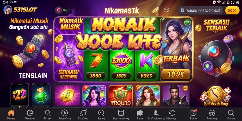 Gameplay seru dengan musik yang menyenangkan dari 531SLOT.