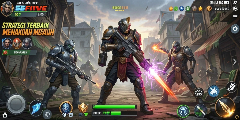 Tampilan gameplay menarik dalam 55FIVE dengan strategi mendalam.