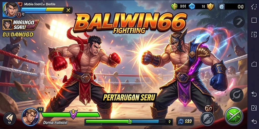 Screenshot dari gameplay seru BALIWIN66 dengan aksi Fighting intens.