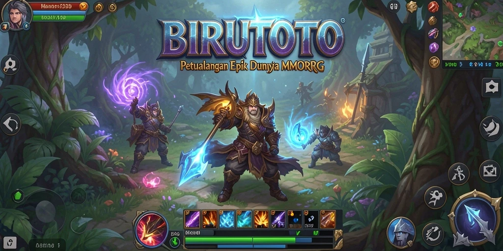 Gameplay seru dari BIRUTOTO yang penuh aksi dan petualangan.