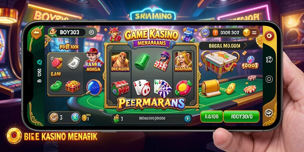 Tampilan gameplay seru dan interaktif BOY303 dalam permainan Kasino.
