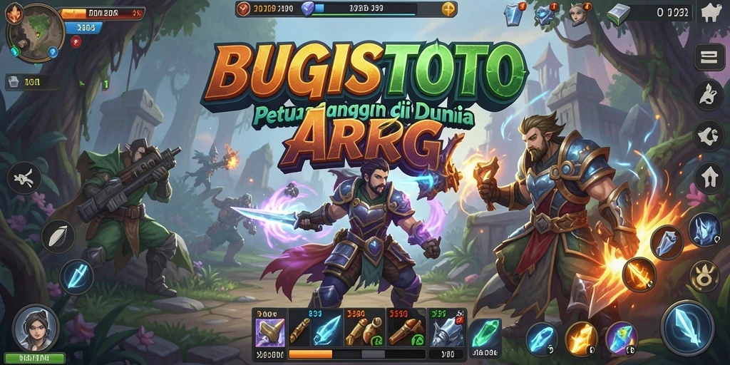 Tampilan menarik dari gameplay seru dalam BUGISTOTO saat bertarung.