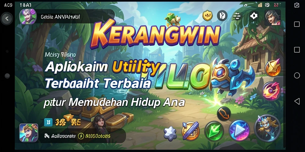 Tampilan antarmuka KERANGWIN yang sederhana dan user-friendly.