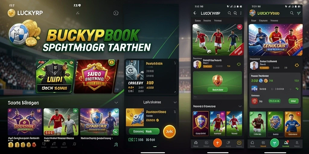 Tampilan gameplay interaktif dari aplikasi Sportsbook LUCKYRP.