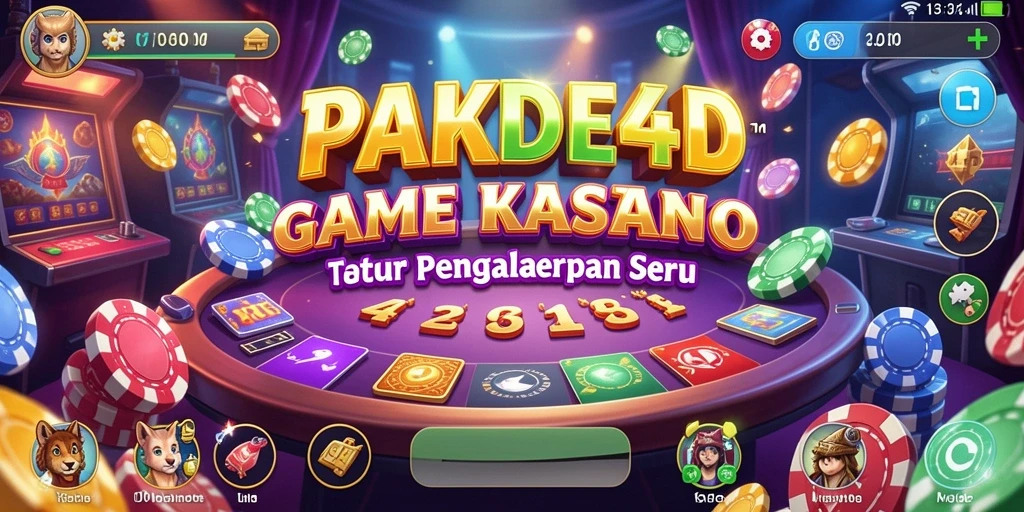 Tampilan menarik dari gameplay PAKDE4D yang penuh dengan aksi Kasino.