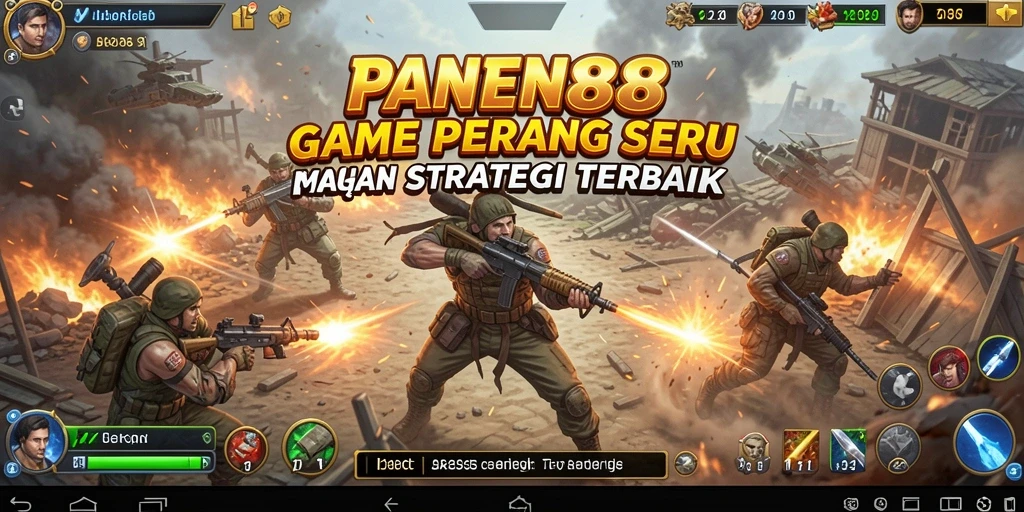 Tangkapan layar utama PANEN88 menampilkan aksi pertempuran yang menegangkan.