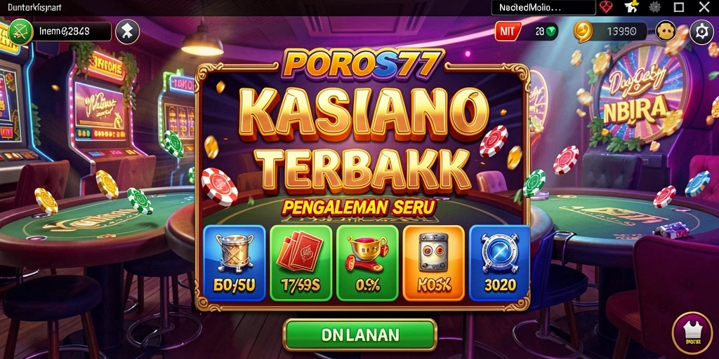 Gameplay seru di POROS77 menampilkan aksi kasino terbaik.
