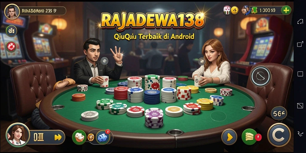 Tampilan gameplay QiuQiu yang seru dan interaktif.