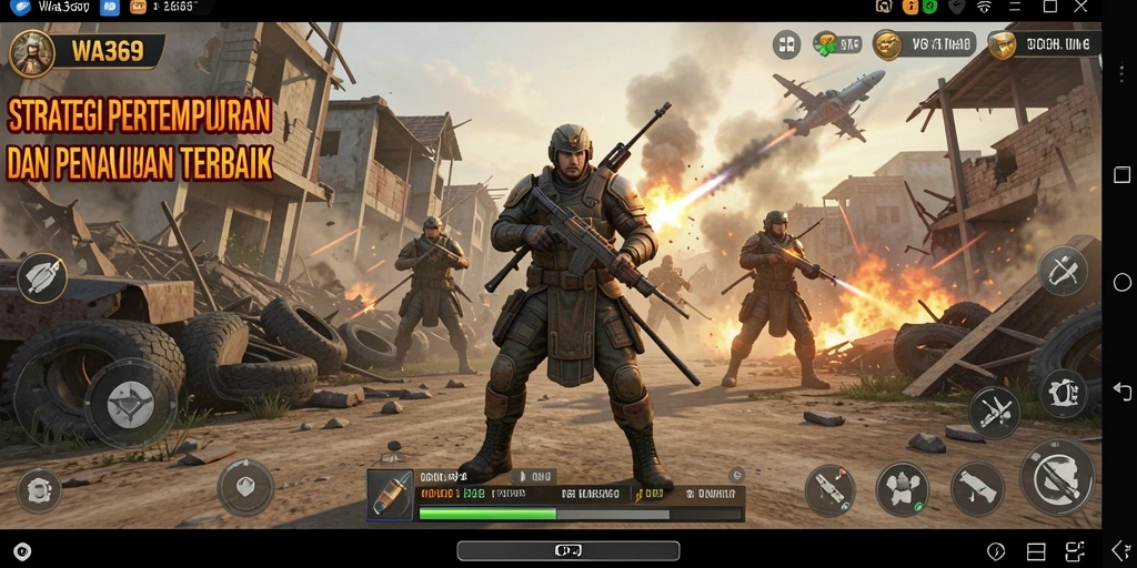 Tampilan gameplay menakjubkan di WA369, menunjukkan strategi pertempuran yang mendebarkan.