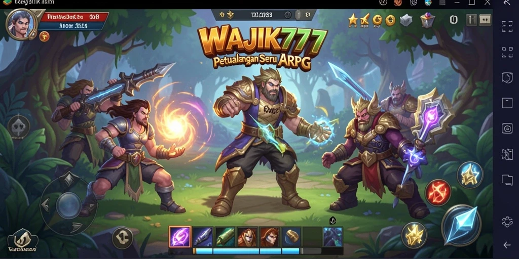 Tampilan gameplay seru dalam WAJIK777 yang penuh aksi.