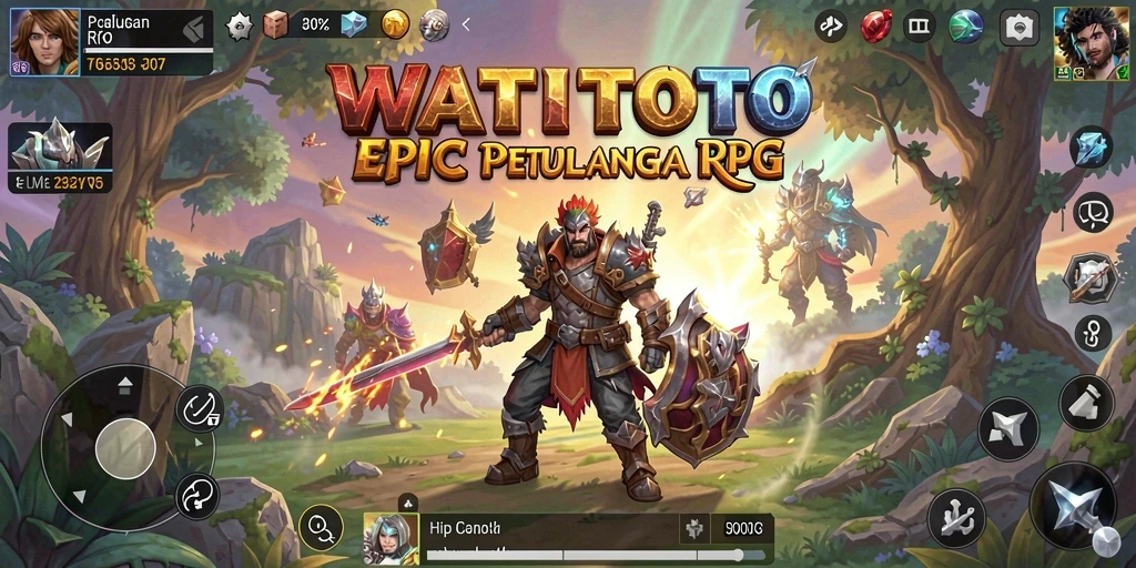 Tampilan gameplay RPG yang mengesankan dari WATITOTO.